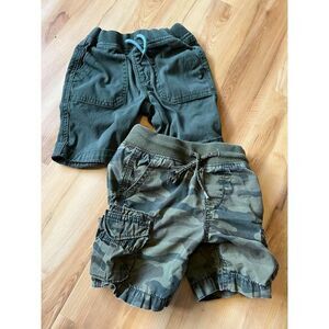 Baby Boy 18-24m Shorts Green/Camo Hudson/Baby Gap